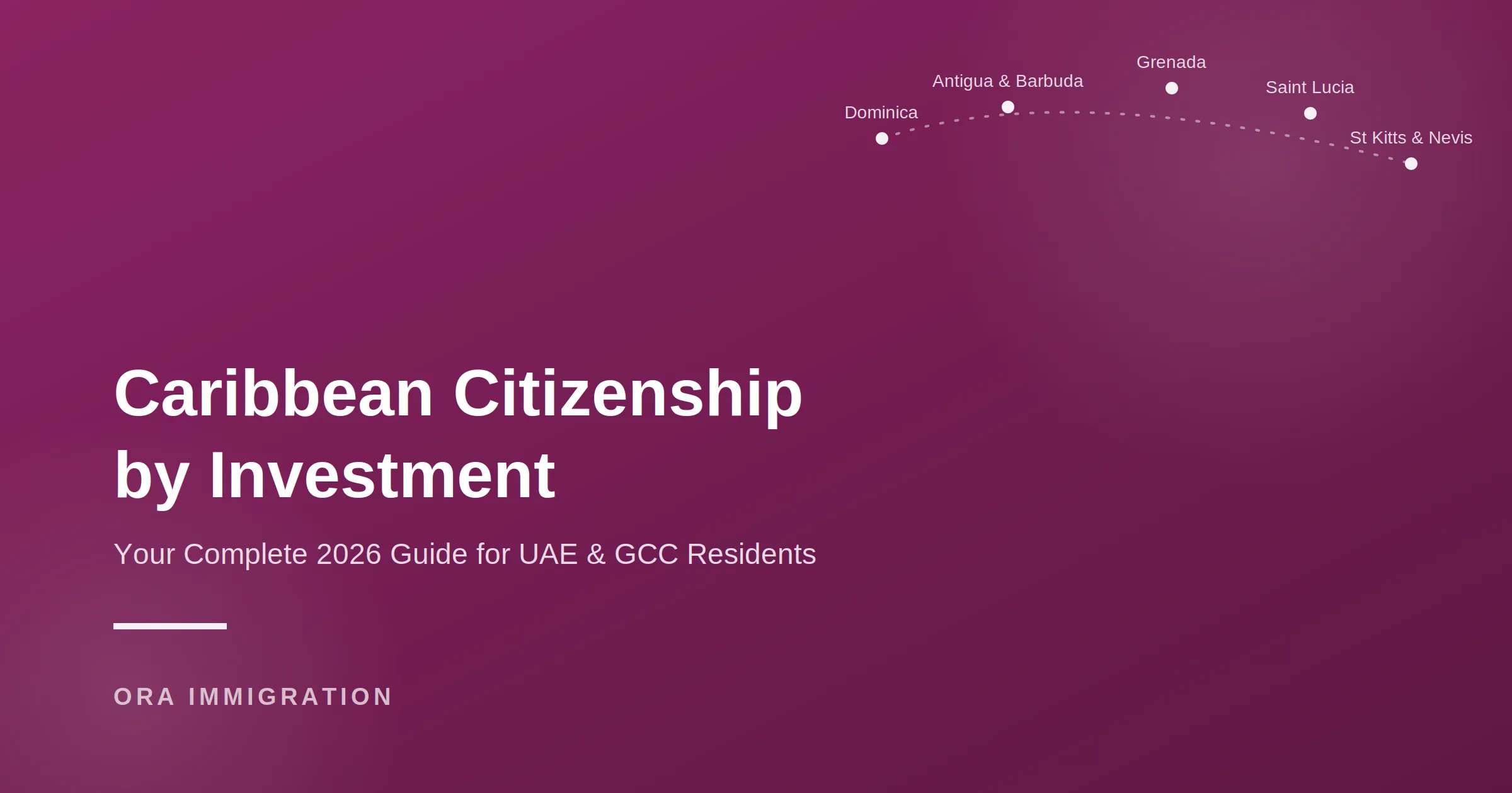 Caribbean citizenship by investment 2026 guide for UAE and GCC residents